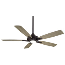 Load image into Gallery viewer, Dyno LED Ceiling Fan in Coal/Seashore Grey.
