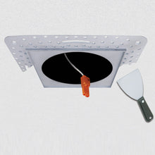 Load image into Gallery viewer, 3&quot; Square Flush Mount Trim Adaptor in Detail.
