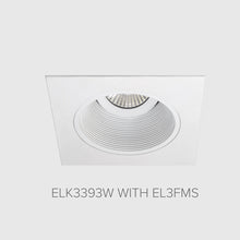 Load image into Gallery viewer, 3&quot; Square Flush Mount Trim Adaptor in Detail.
