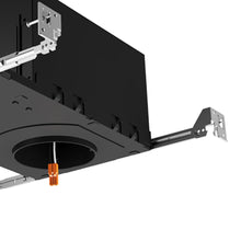 Load image into Gallery viewer, 4&quot; Dedicated LED IC Airtight New Construction R60 and Chicago Plenum Housing in Detail.
