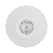 Load image into Gallery viewer, 4&quot; Round Trimless Spackle Frame in Detail.

