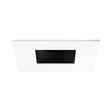 Load image into Gallery viewer, Pex™ 3&quot; Square Adjustable Pinhole in Black with White Trim.
