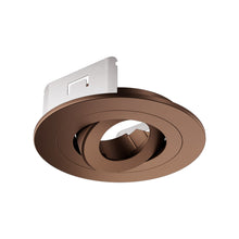 Load image into Gallery viewer, Pex™ 4&quot; Diecast Round Adjustable Spot Trim in Bronze.
