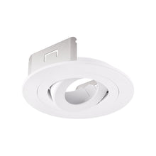 Load image into Gallery viewer, Pex™ 4&quot; Diecast Round Adjustable Spot Trim in White.

