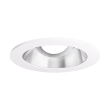 Load image into Gallery viewer, Pex™ 4&quot; Round Adjustable Reflector in Chrome with White Trim (None Lens).
