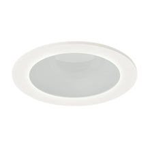 Load image into Gallery viewer, Pex™ 4&quot; Round Adjustable Reflector in Black with White Trim (Frosted Lens).
