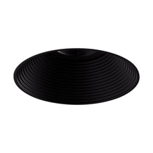 Load image into Gallery viewer, Pex™ 4&quot; Round Trimless Adjustable Baffle Trim in Black.
