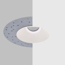 Load image into Gallery viewer, Pex™ 4&quot; Round Trimless Adjustable Baffle Trim in Detail.
