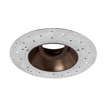 Load image into Gallery viewer, Pex™ 4&quot; Round Trimless Adjustable Smooth Reflector Trim in Bronze.
