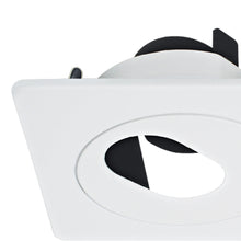 Load image into Gallery viewer, Pex™ 4&quot; Square Adjustable Slot Rotatable Aperture Trim in Detail.
