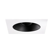Load image into Gallery viewer, Pex™ 4&quot; Square/Round Adjustable Reflector in Black with White Trim.
