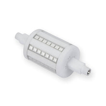 Load image into Gallery viewer, Emeryallen Amber Double Ended R7S 120V LED Bulb in Detail.
