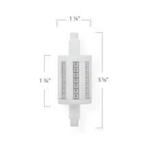 Load image into Gallery viewer, Emeryallen Amber Double Ended R7S 120V LED Bulb - line drawing.
