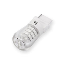 Load image into Gallery viewer, Emeryallen Amber S8 Wedge Base 12V Mini LED Bulb in Detail.
