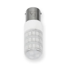 Load image into Gallery viewer, Emeryallen Amber Single Contact Bayonet Base 12V Mini LED Bulb in Detail.
