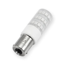 Load image into Gallery viewer, Emeryallen Amber Single Contact Bayonet Base 12V Mini LED Bulb in Detail.
