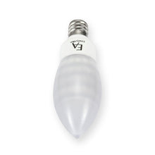 Load image into Gallery viewer, Emeryallen Candelabra Base Amber Mini LED Bulb in Detail.
