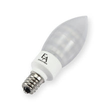 Load image into Gallery viewer, Emeryallen Candelabra Base Amber Mini LED Bulb in Detail.
