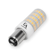 Load image into Gallery viewer, Emeryallen Double Contact Bayonet Base 120V Mini LED Bulb in Detail.
