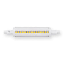 Load image into Gallery viewer, Emeryallen Double Ended R7S 120V Dimmable Mini LED Bulb in Detail.
