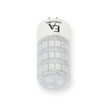 Load image into Gallery viewer, Emeryallen G4 Bi Pin Base 12V Amber Mini LED Bulb in Detail.
