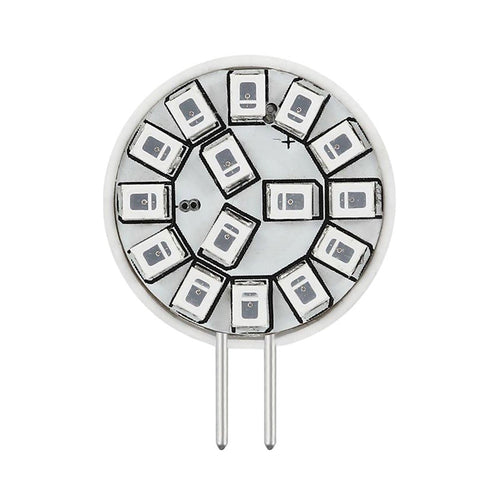 Emeryallen G4 Bi Pin Base 12V Wafer Amber Mini LED Bulb.