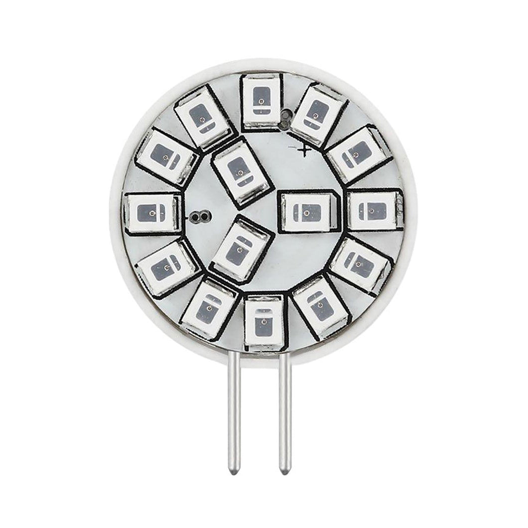 Emeryallen G4 Bi Pin Base 12V Wafer Amber Mini LED Bulb.
