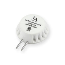 Load image into Gallery viewer, Emeryallen G4 Bi Pin Base 12V Wafer Amber Mini LED Bulb in Detail.
