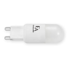 Load image into Gallery viewer, Emeryallen G9 Bi Pin Base 120V COB Mini LED Bulb in Detail.

