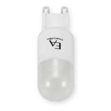 Load image into Gallery viewer, Emeryallen G9 Bi Pin Base 120V COB Mini LED Bulb in Detail.
