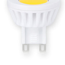Load image into Gallery viewer, Emeryallen G9 Bi Pin Base 120V Directional COB Mini LED Bulb in Detail.
