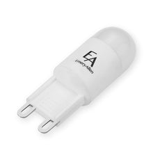 Load image into Gallery viewer, Emeryallen G9 Bi Pin Base 120V DTW Mini LED Bulb in Detail.
