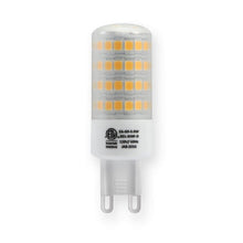 Load image into Gallery viewer, Emeryallen G9 Bi Pin Base 120V Mini LED Bulb in Detail.
