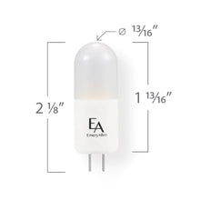 Load image into Gallery viewer, Emeryallen GY6.35 Bi Pin Base 12V DTW Mini LED Bulb - line drawing.
