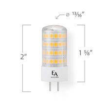 Load image into Gallery viewer, Emeryallen GY6.35 Bi Pin Base 12V Mini LED Bulb - line drawing.
