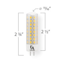 Load image into Gallery viewer, Emeryallen GY6.35 Bi Pin Base 12V Mini LED Bulb - line drawing.
