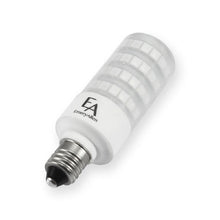 Load image into Gallery viewer, Emeryallen Mini-Can Base 120V Amber Mini LED Bulb in Detail.
