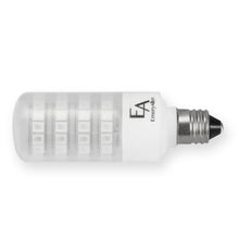 Load image into Gallery viewer, Emeryallen Mini-Can Base 120V Amber Mini LED Bulb in Detail.
