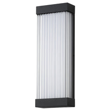 Load image into Gallery viewer, Acropolis Outdoor LED Wall Light in Black (22-Inch).
