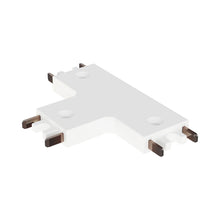 Load image into Gallery viewer, Continuum Track Connector in White (3-Way T).
