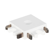 Load image into Gallery viewer, Continuum Track Connector in White (90 Degree Corner).
