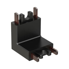 Load image into Gallery viewer, Continuum Track Connector in Black (Wall To Ceiling).

