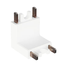 Load image into Gallery viewer, Continuum Track Connector in White (Wall To Ceiling).
