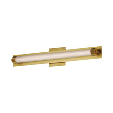 Load image into Gallery viewer, Doric LED Wall Light in Natural Aged Brass (25.5-Inch).
