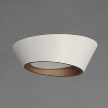 Load image into Gallery viewer, Slant LED Flush Mount Ceiling Light in Detail.

