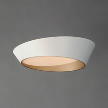 Load image into Gallery viewer, Slant LED Flush Mount Ceiling Light in Detail.
