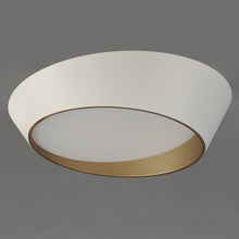 Load image into Gallery viewer, Slant LED Flush Mount Ceiling Light in Detail.
