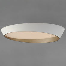 Load image into Gallery viewer, Slant LED Flush Mount Ceiling Light in Detail.
