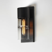 Load image into Gallery viewer, Smokestack Outdoor Wall Light in Detail.
