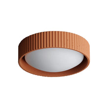 Load image into Gallery viewer, Souffle LED Flush Mount Ceiling Light in Terra Cotta (Small).
